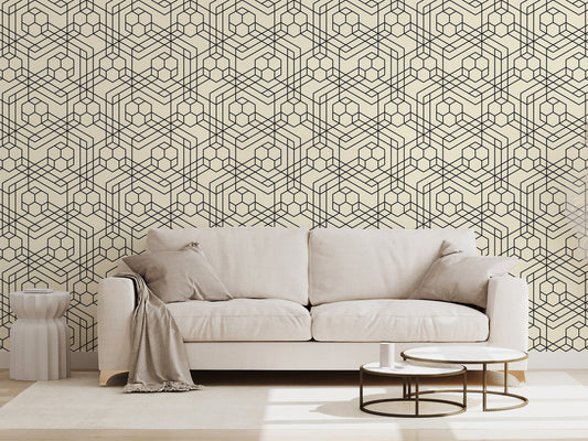 Vivienne Living Room White Sofa with 2 Small Coffee Tables