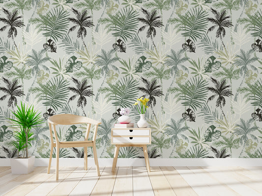 Reagon Wooden Chair Nex to Coffee Table with Yellow Tulips