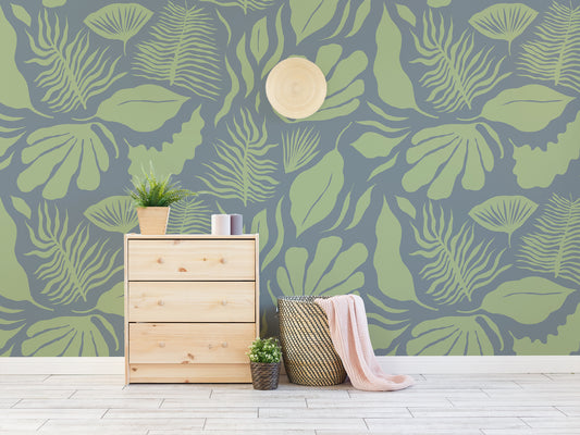 Sylvia Wooden Cabinet and Green Plants copy