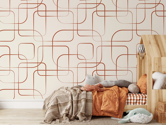 Wisteria Kid's Bedroom with Autumn Colored Bed and Animal Plush