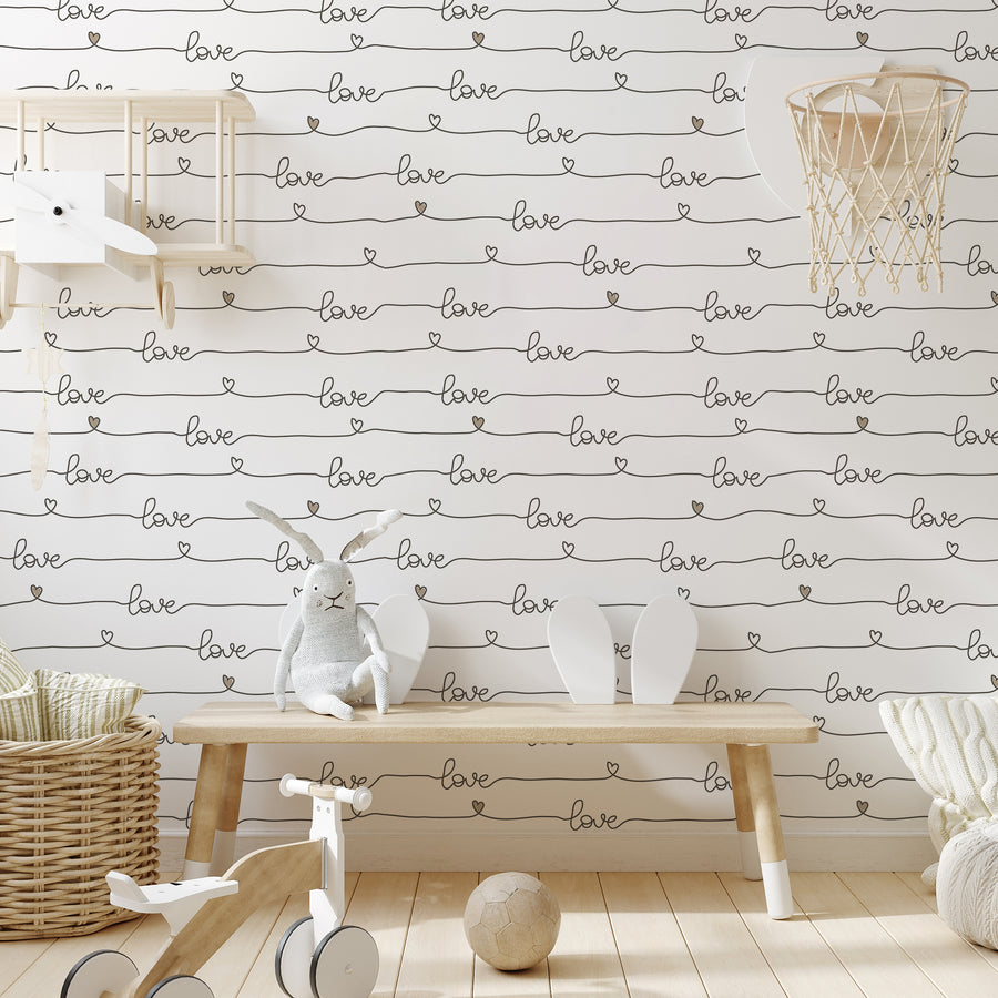 Amora Wallpaper In Wooden Bench, Basketball Hoop and Planes copy