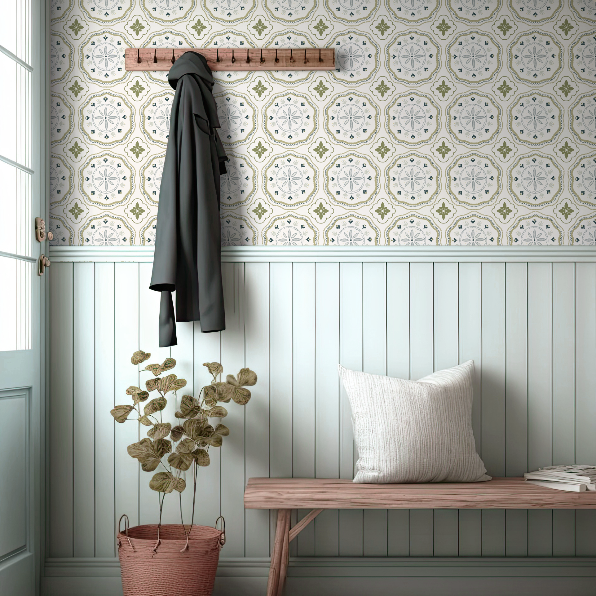 Sierra - Moroccan Tiles Inspired Wallpaper