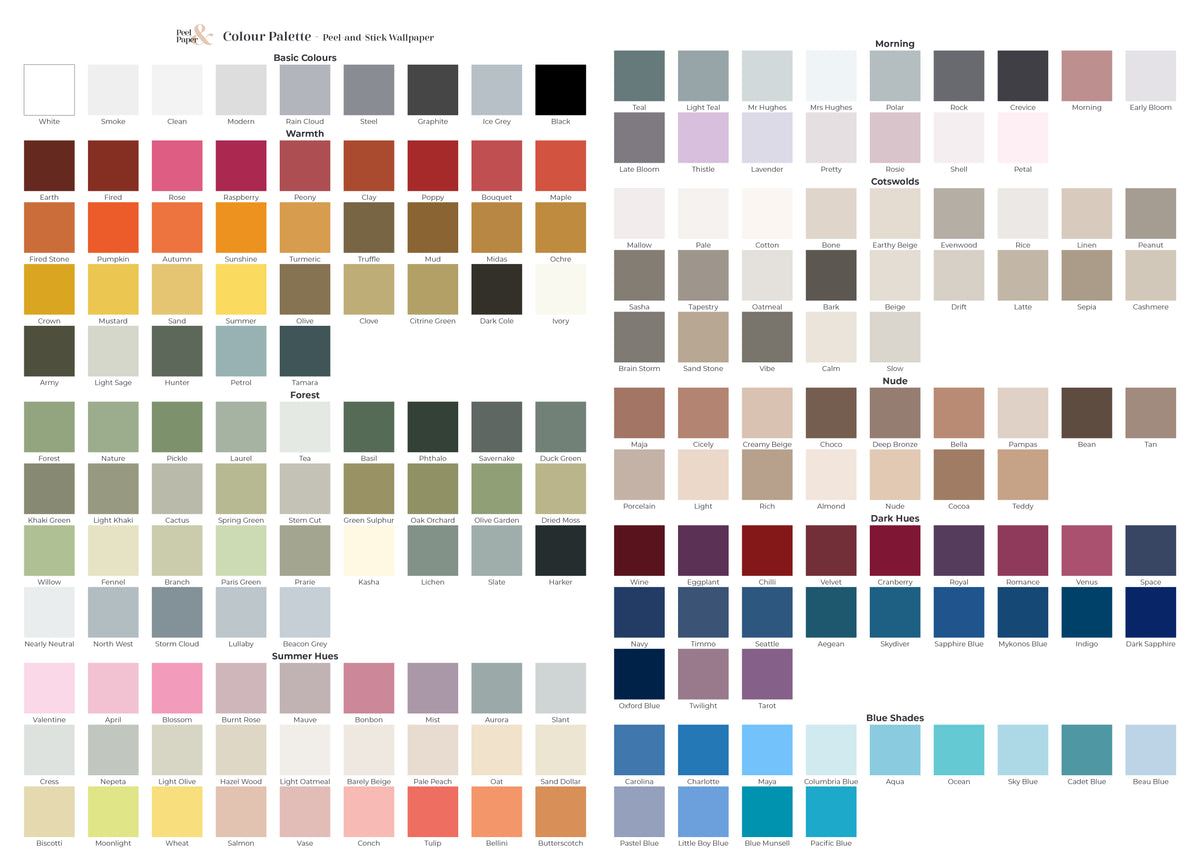 Color Chart Sample