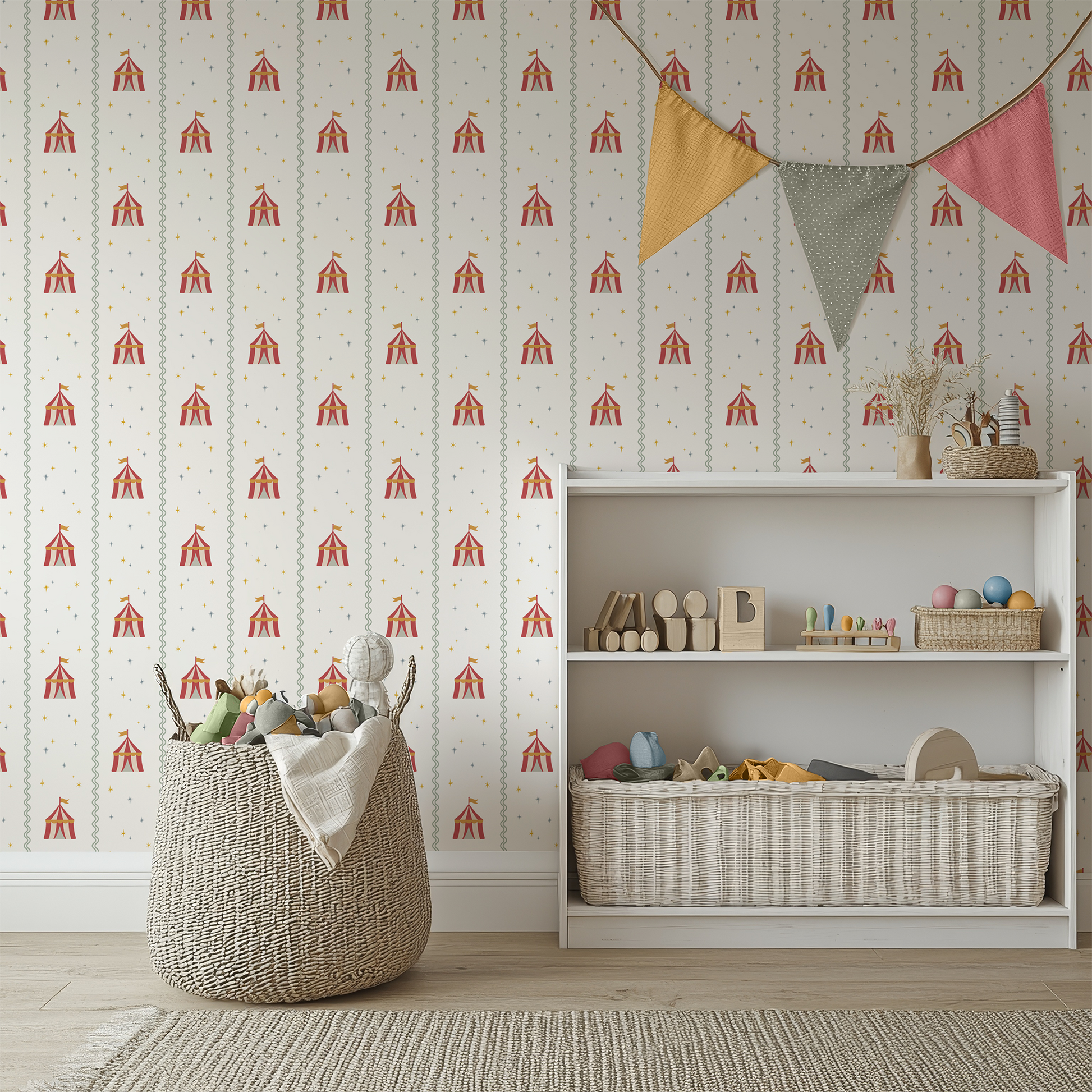circus tent wallpaper Hallie