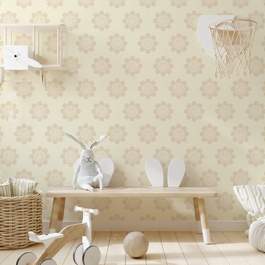 Filimena Wallpaper With Wooden Bench, Basketball Hoop and Planes