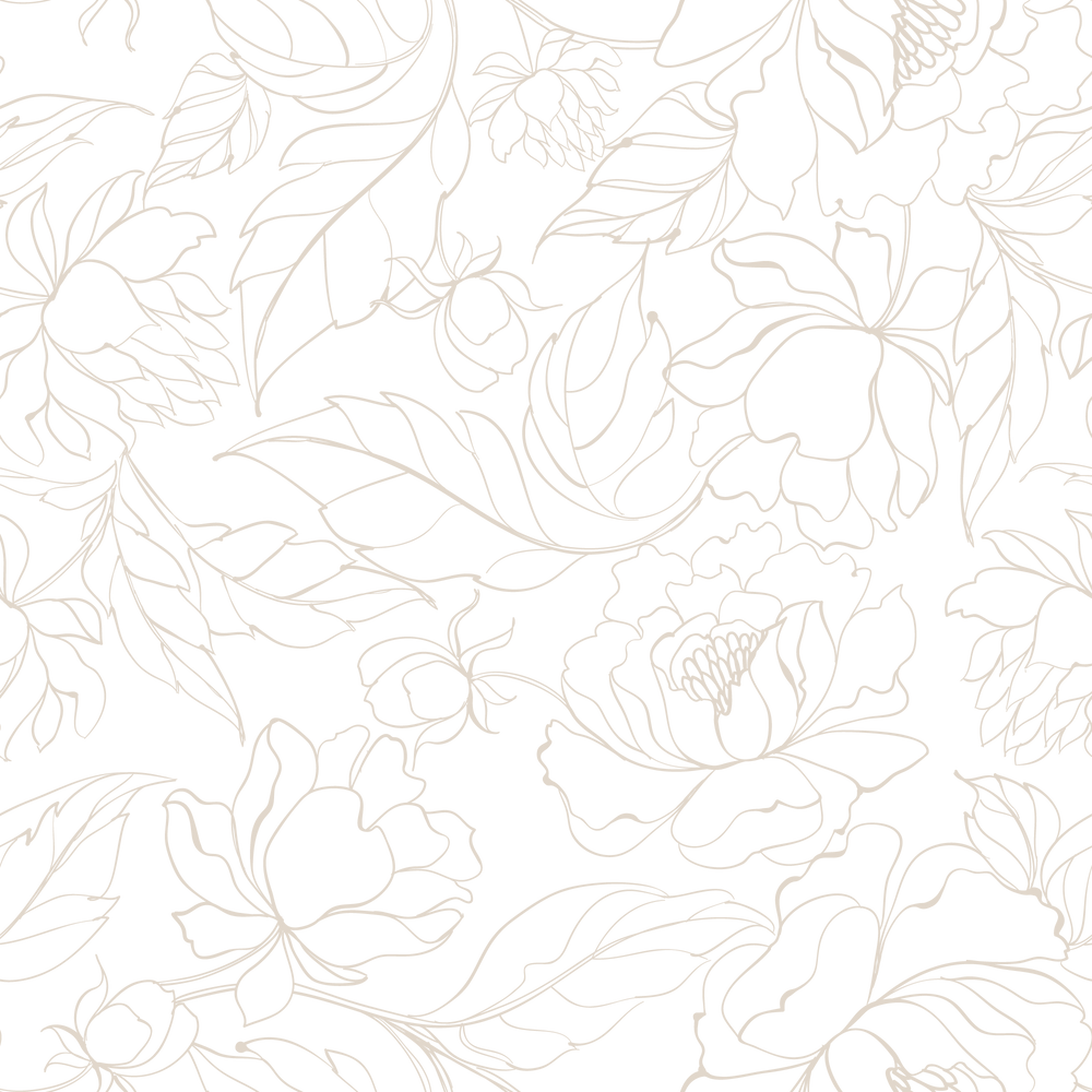 Navy Botanical Flower Wallpaper | Peel&Paper – Peel & Paper