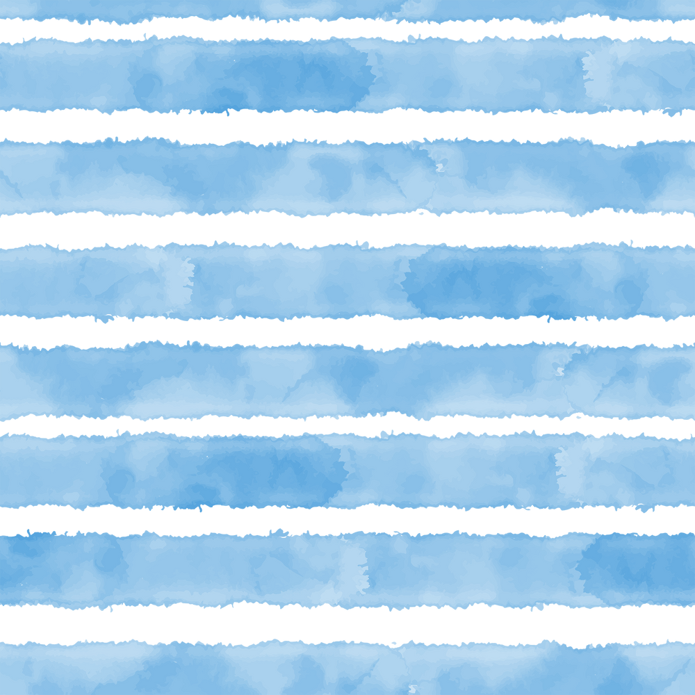 Blue Watercolor Stripes Wallpaper