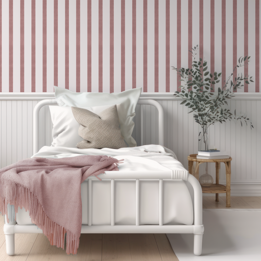 Ralph - Watercolour Stripe Wallpaper