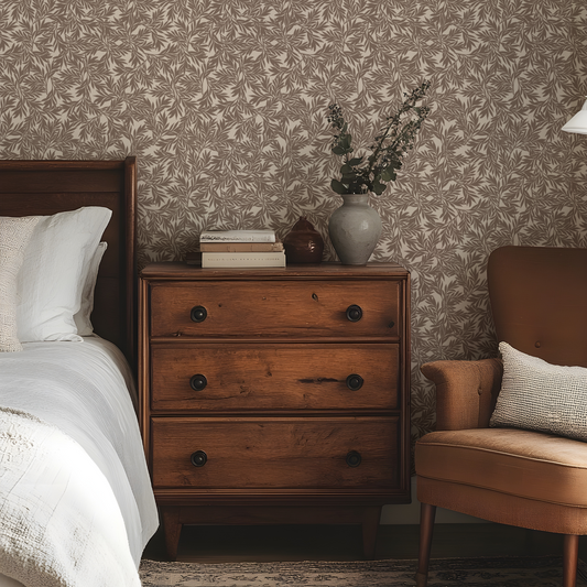 Wesley - Hand Drawn Leaves Wallpaper