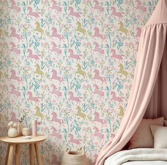 Esme - Magical Unicorn Wallpaper