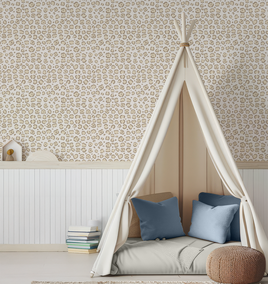 Zeya - Leopard Print Wallpaper