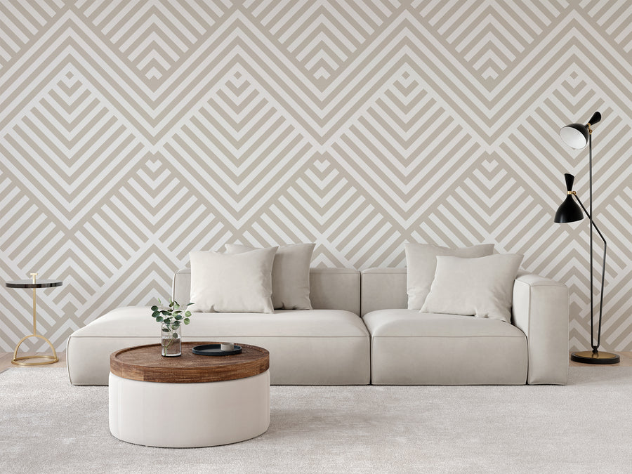 Abelia Living Room White Sofa Coffee Table and Lampshade